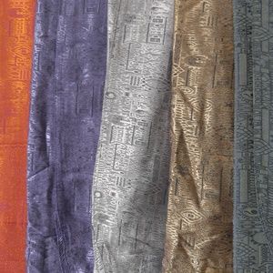 Flowy boho silk wrap-around long skirts